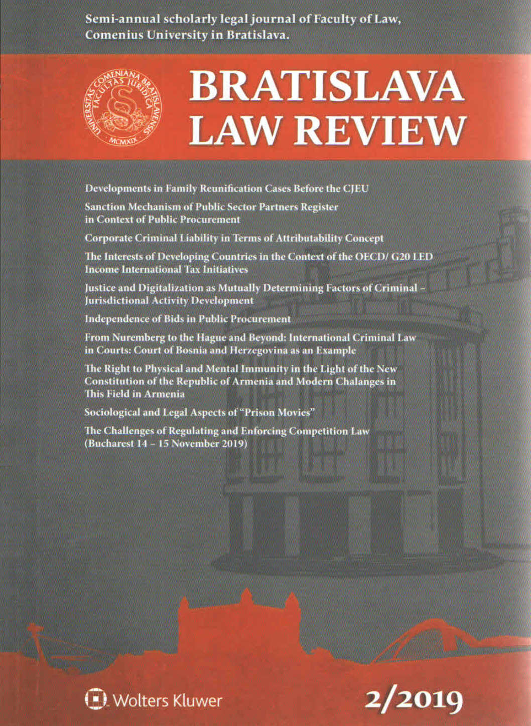 The Right to physical and mental immunity in the light of the new constitution of the Republic of Armenia and modern challenges in this field in Armenia Cover Image