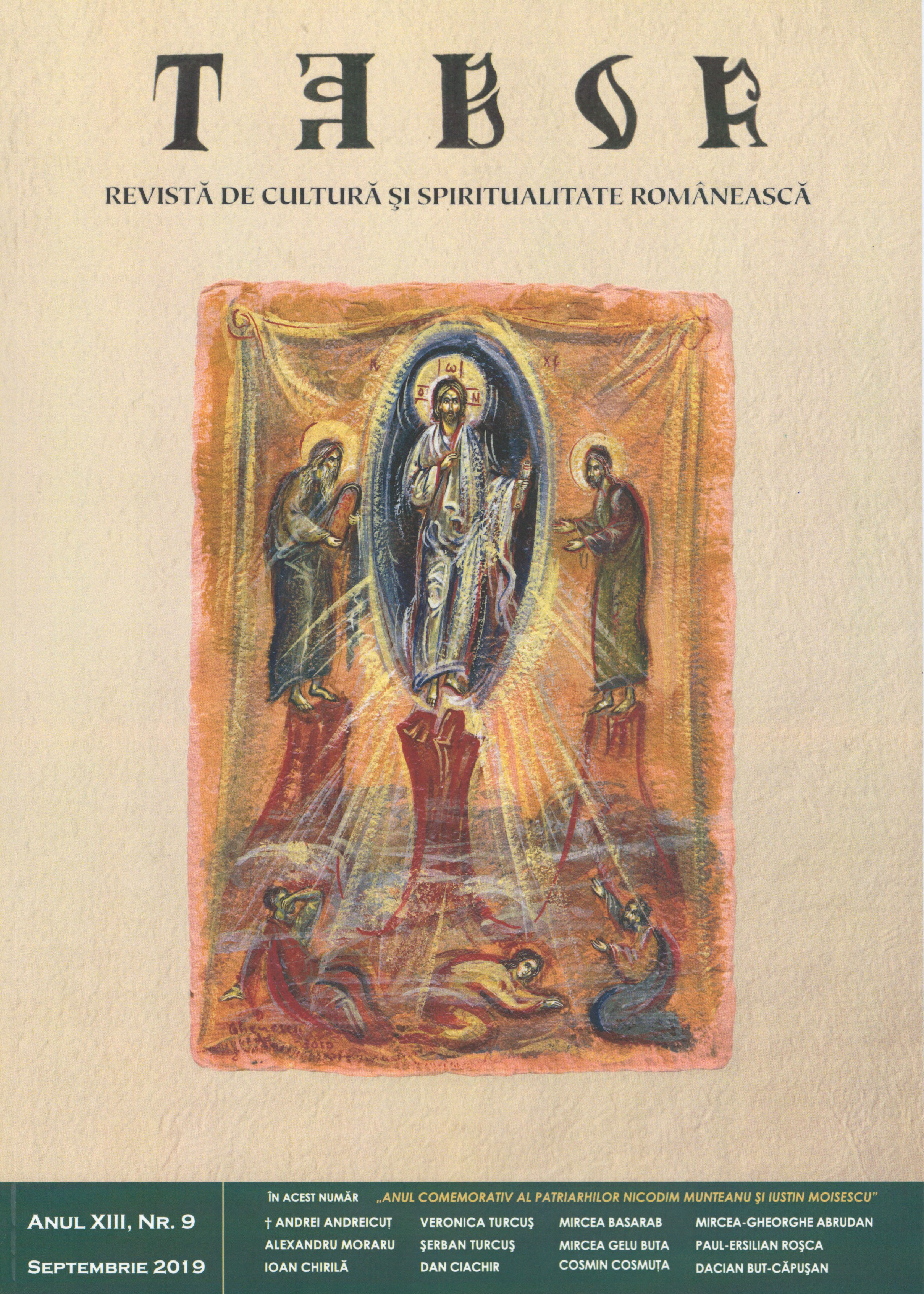 Patriarch Nicodim evoked by the Transylvanian hierarchs: “friend”, “scholar” and “wise storyteller” Cover Image