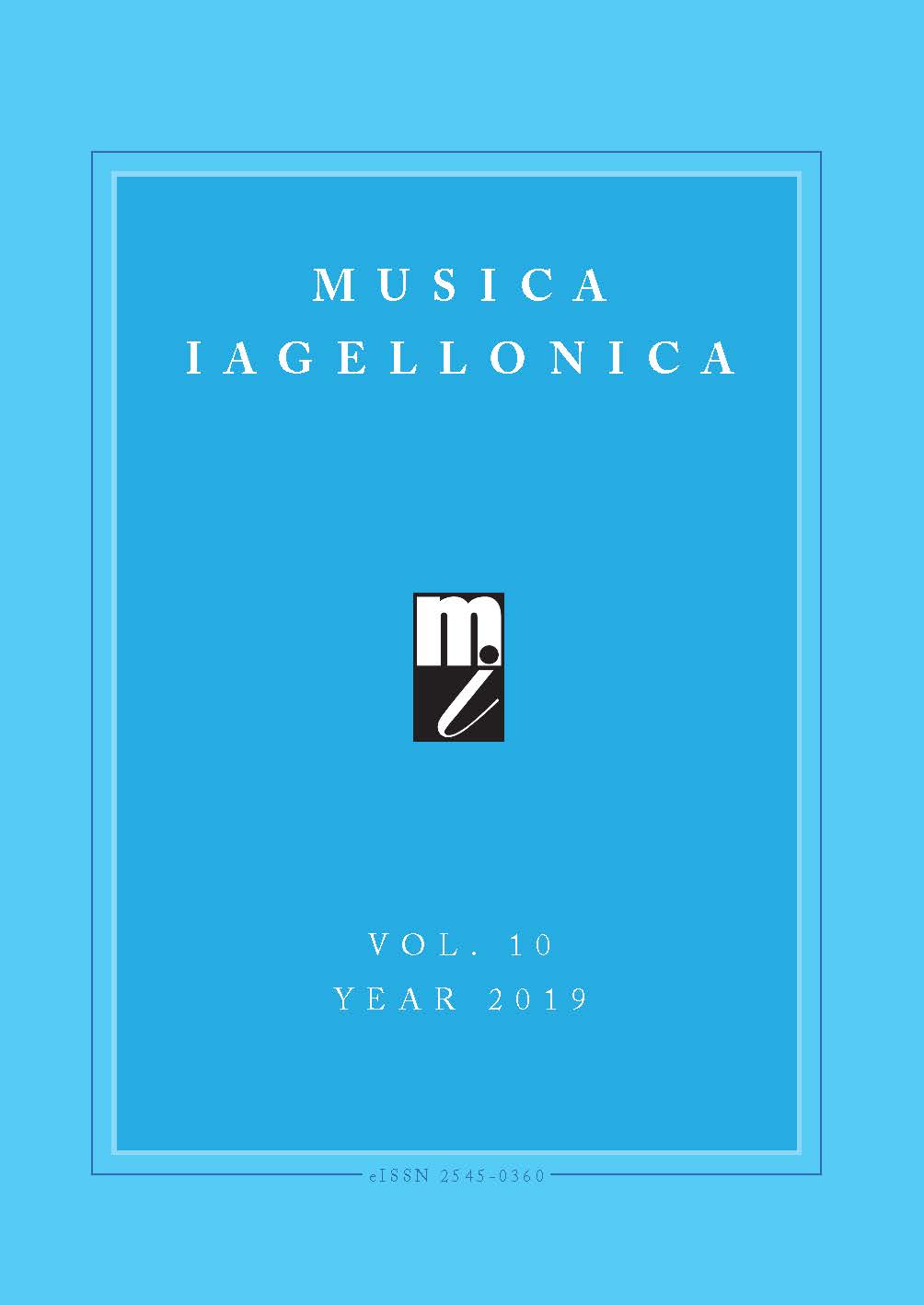 Franciszek Lilius’ musical output and its dissemination in the seventeenth and eighteenth centuries Cover Image