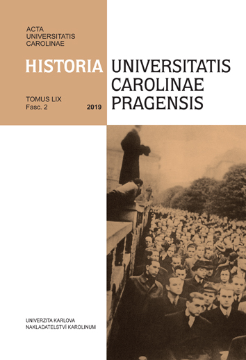 The Case of Karel Domin. A Case Study on Politically Motivated Changes in the Composition of Academic Community, 1945–1948 Cover Image