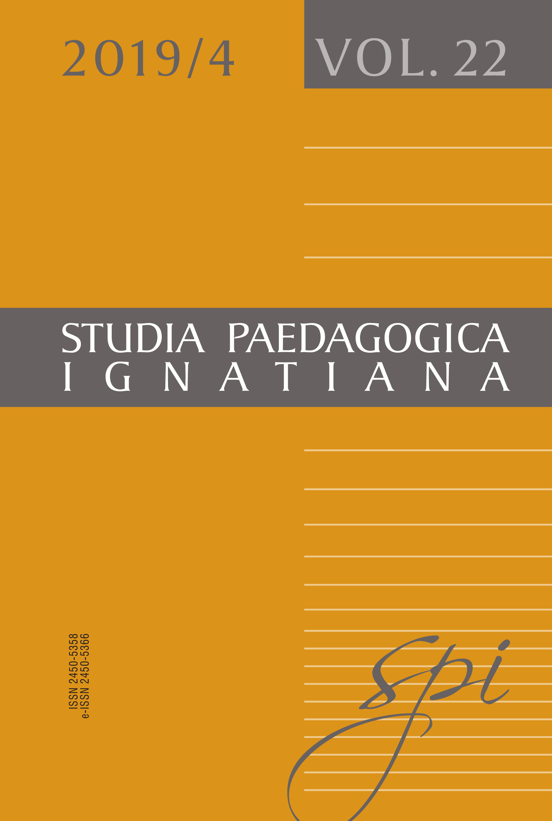 Włodzimierz Ledóchowski’s Call for Cura Personalis: Humanist Roots and Jesuit Distinctiveness in Education Cover Image