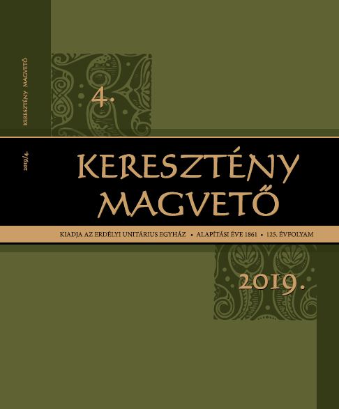 István Uzoni Fosztó – Mihály Kozma – János Kozma: The History of the Transylvanian Unitarian Church, Book III, Volume 1. Cover Image