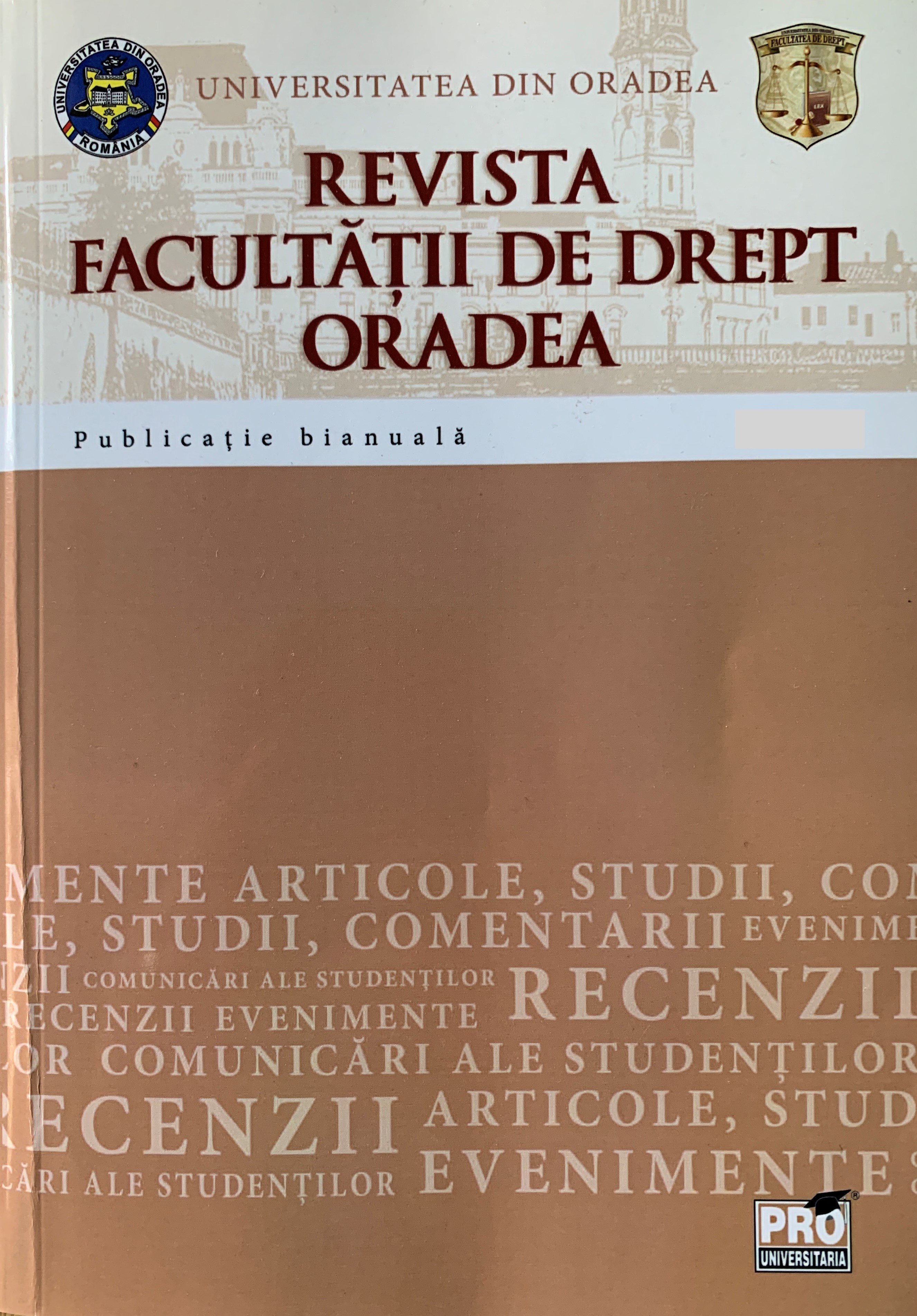 Some Aspects Regarding Particular Situations Encountered in Foreign Laws Relating to the Background Conditions Necessary to Valid Conclusion of Marriage Cover Image