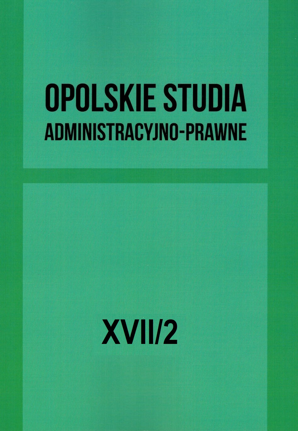 Gloss to the judgment of the Supreme Administrative Court of 8 May 2018, II OSK 1357/17 – approving Cover Image