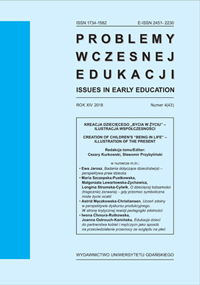 Wczesna edukacja i opieka nad dzieckiem jako wyzwanie dla polityki społecznej z perspektywy Unii Europejskiej