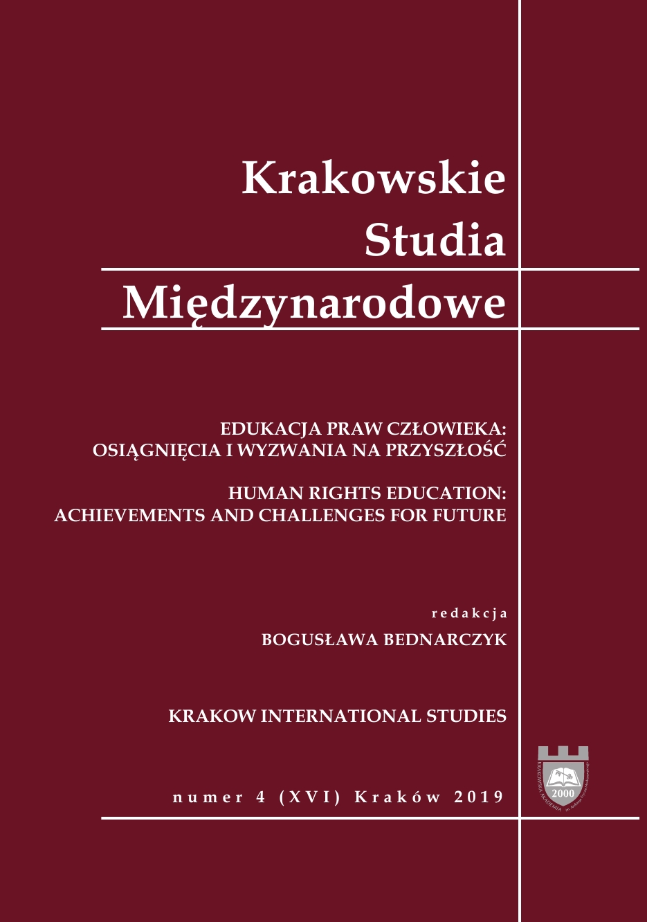 Federalne Ministerstwo Sprawiedliwości RFN w cieniu narodowosocjalistycznej przeszłości – znaczenie projektu Rosenburg w Polsce