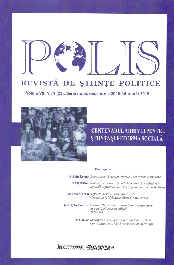 The scientific and intellectual context of the foundation of
the Archive for Science and Social Reform Journal Cover Image