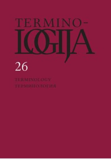 Knowledge Structures and Ways of Their Description in Cognitive Terminology Research Cover Image