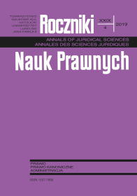 Autonomy of Ecclesiastical Tribunals Pronouncing the Nullity of Canonical Marriage: a Trigger for an Analysis of the Problem Cover Image