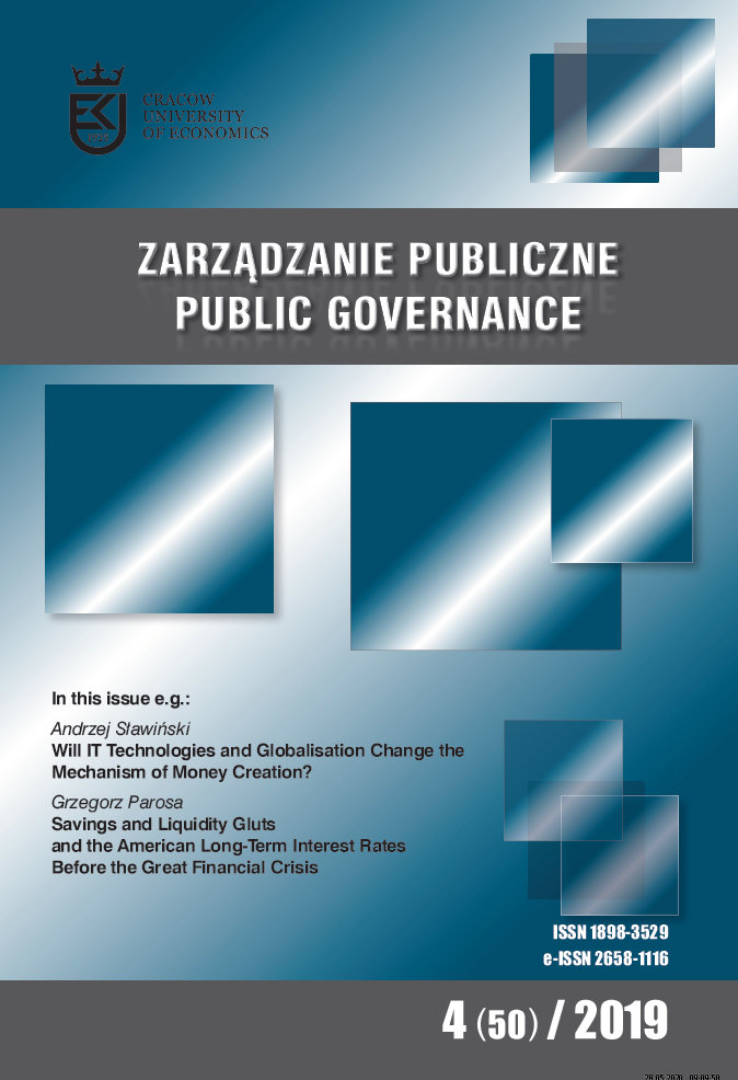 Innovation in Public Service Delivery in Terms of Shared Services Centres in Local Governments: A Case Study of the City of Toruń (Poland) Cover Image