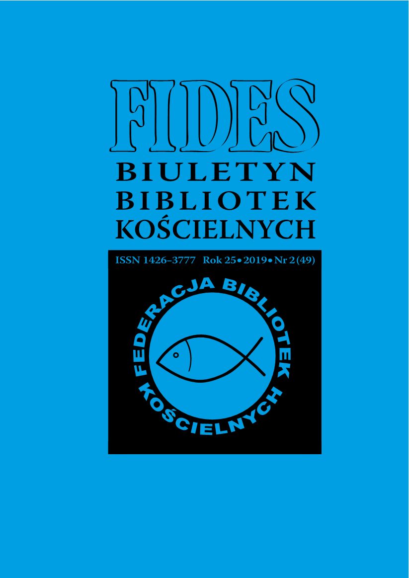 Result Analysis of the Survey on Plenary Assemblies of the Federation of the Church Libraries „Fides” Cover Image