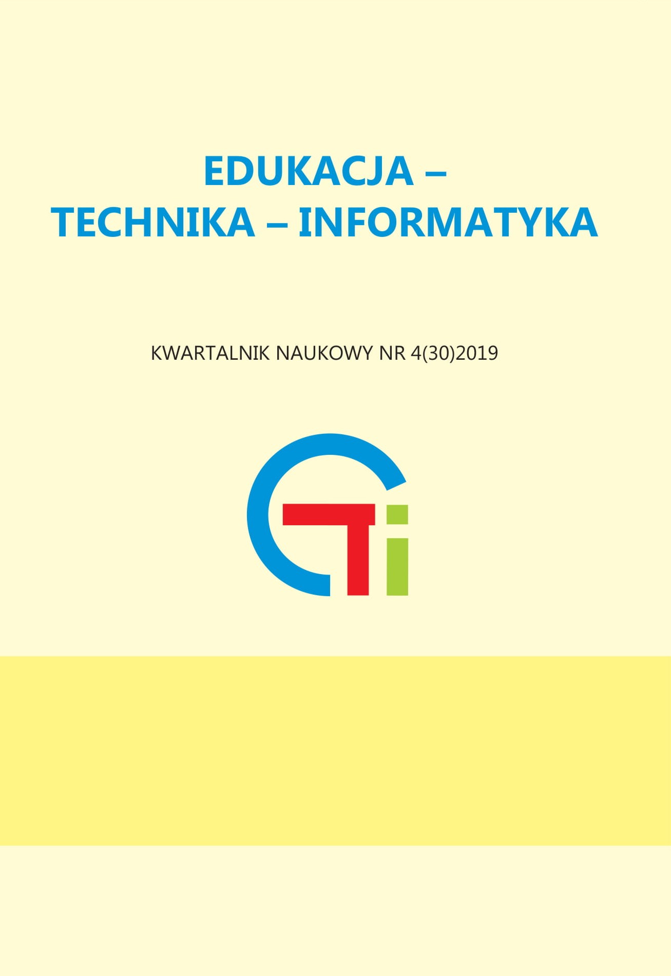 Development of Scientific and Natural Competence  of Technology Teachers in the System of Postgraduate  Education by Means of Information  and Communication Support Cover Image