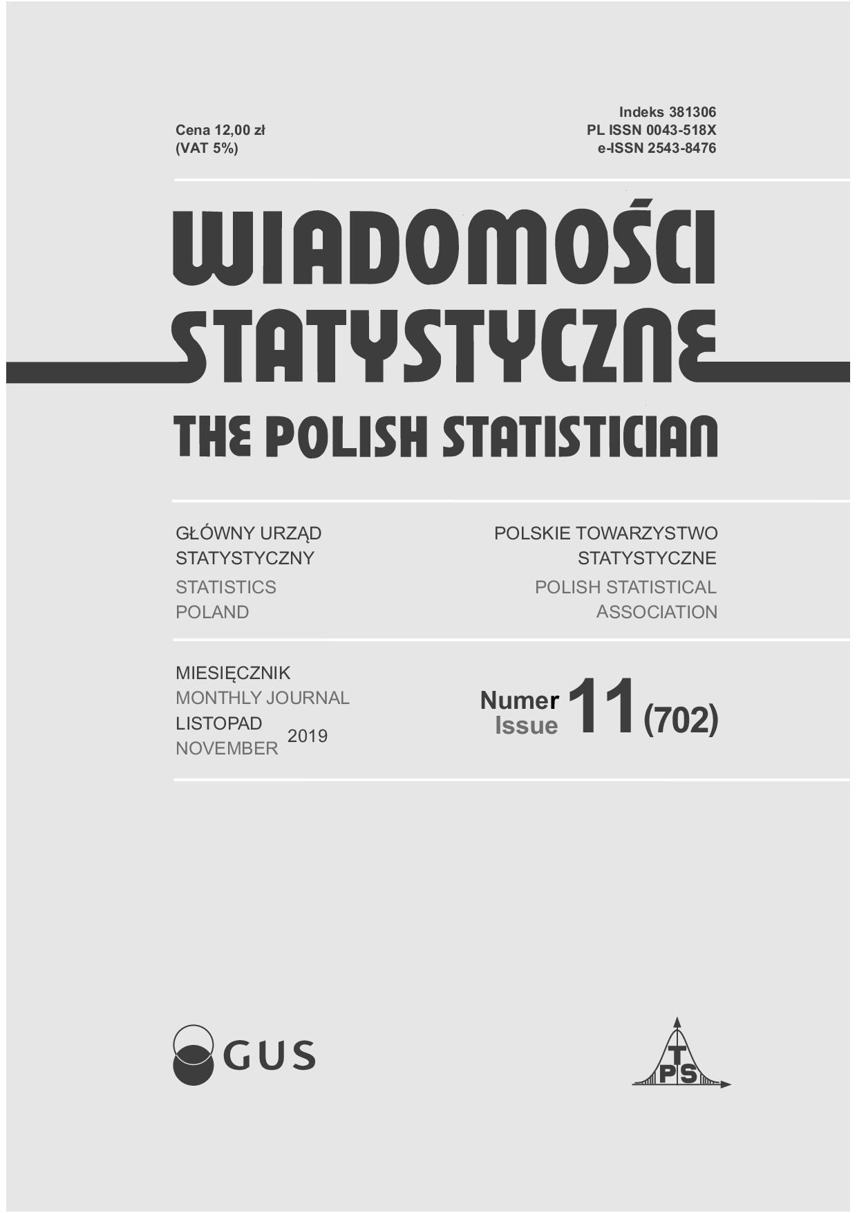 The standard of living in the powiats of Lubuskie voivodship Cover Image