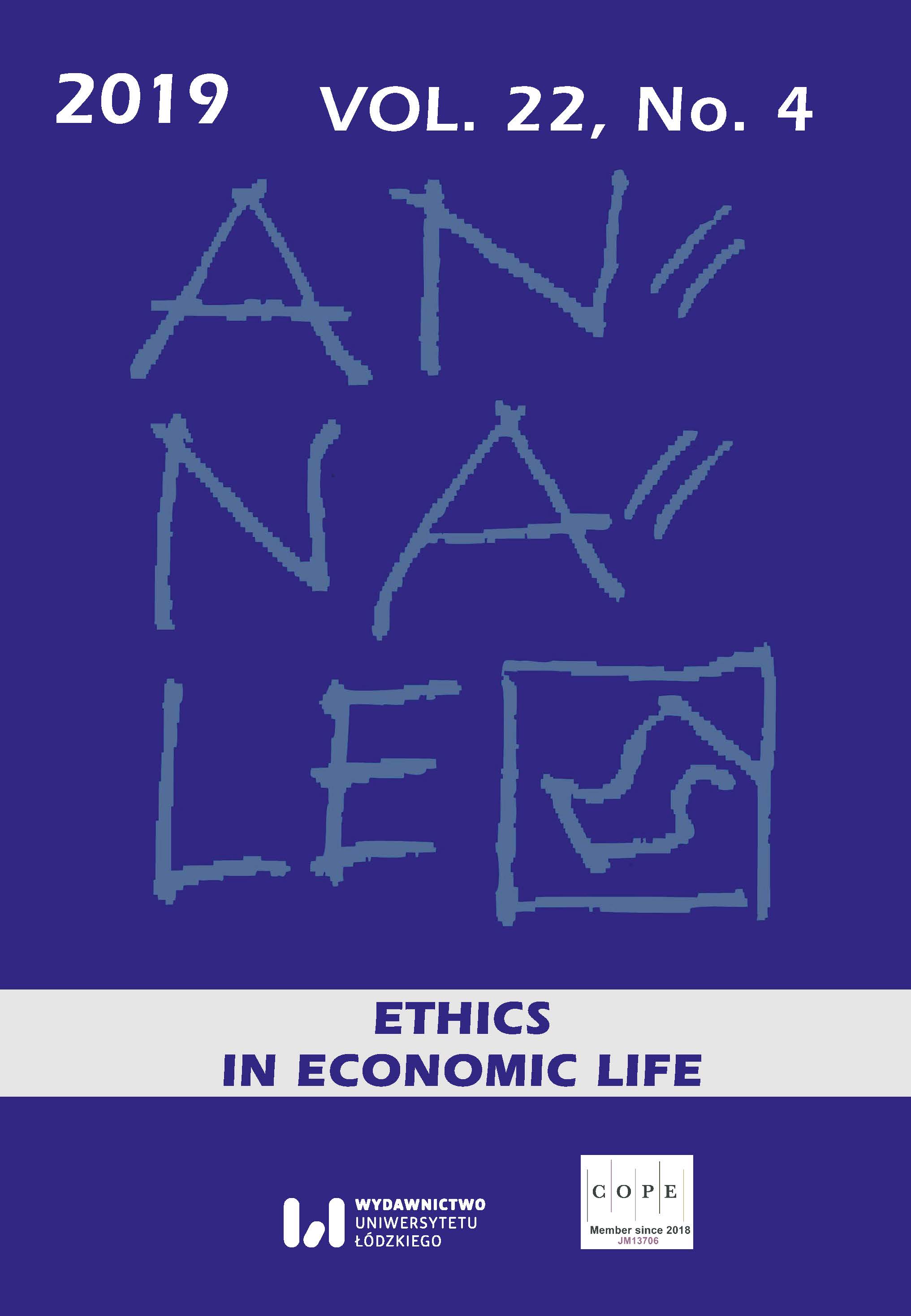 Ethical assumptions of the Food Ethics Code Cover Image