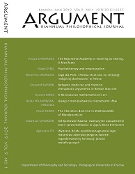 Between medicine and rhetoric: therapeutic arguments in Roman Stoicism Cover Image