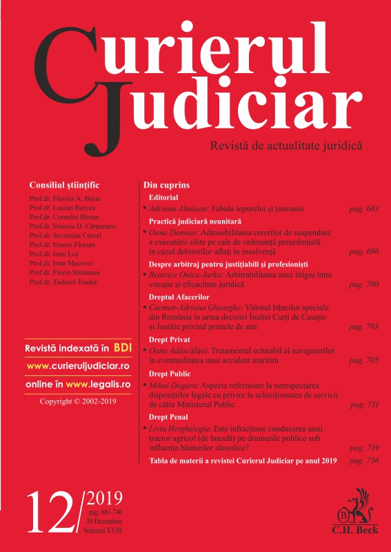 Arbitrability of a dispute in between vocation and juridical efficacy Cover Image