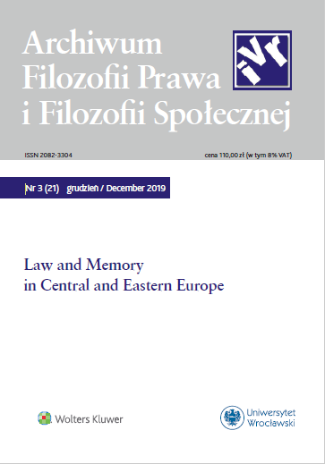 Uniformed Services Pension Amendment Acts in Poland as Part of State Politics of Memory