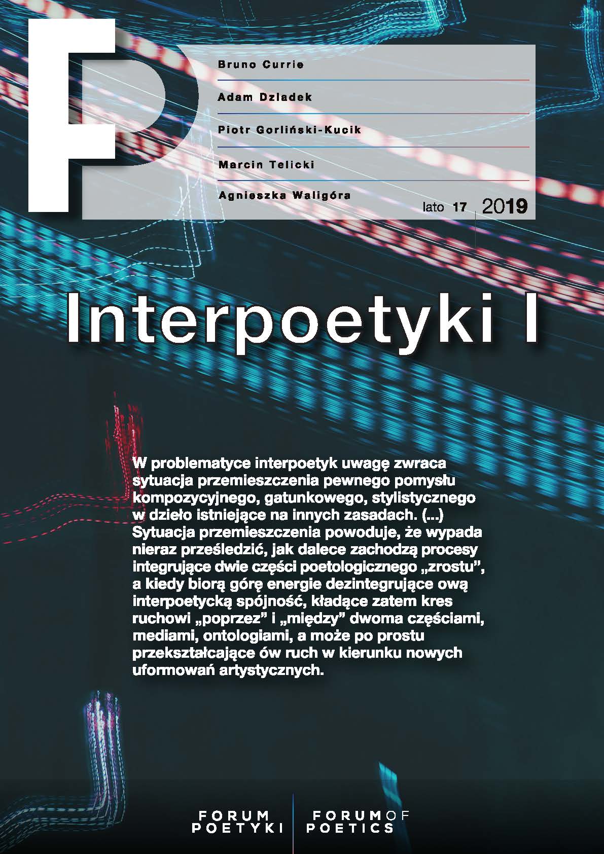 Post-literate Poetics Cover Image