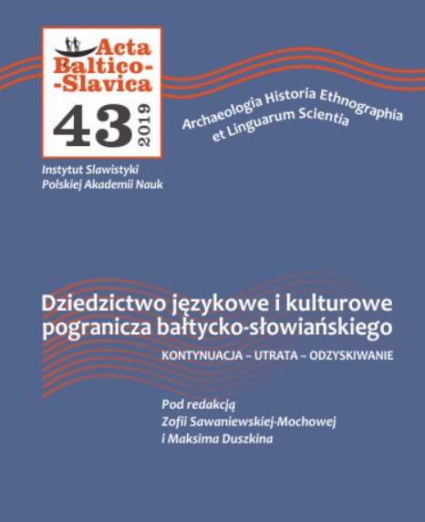 The Lithuanian and Polish linguistic legacy of Antanas Juška from a twenty-first-century perspective Cover Image