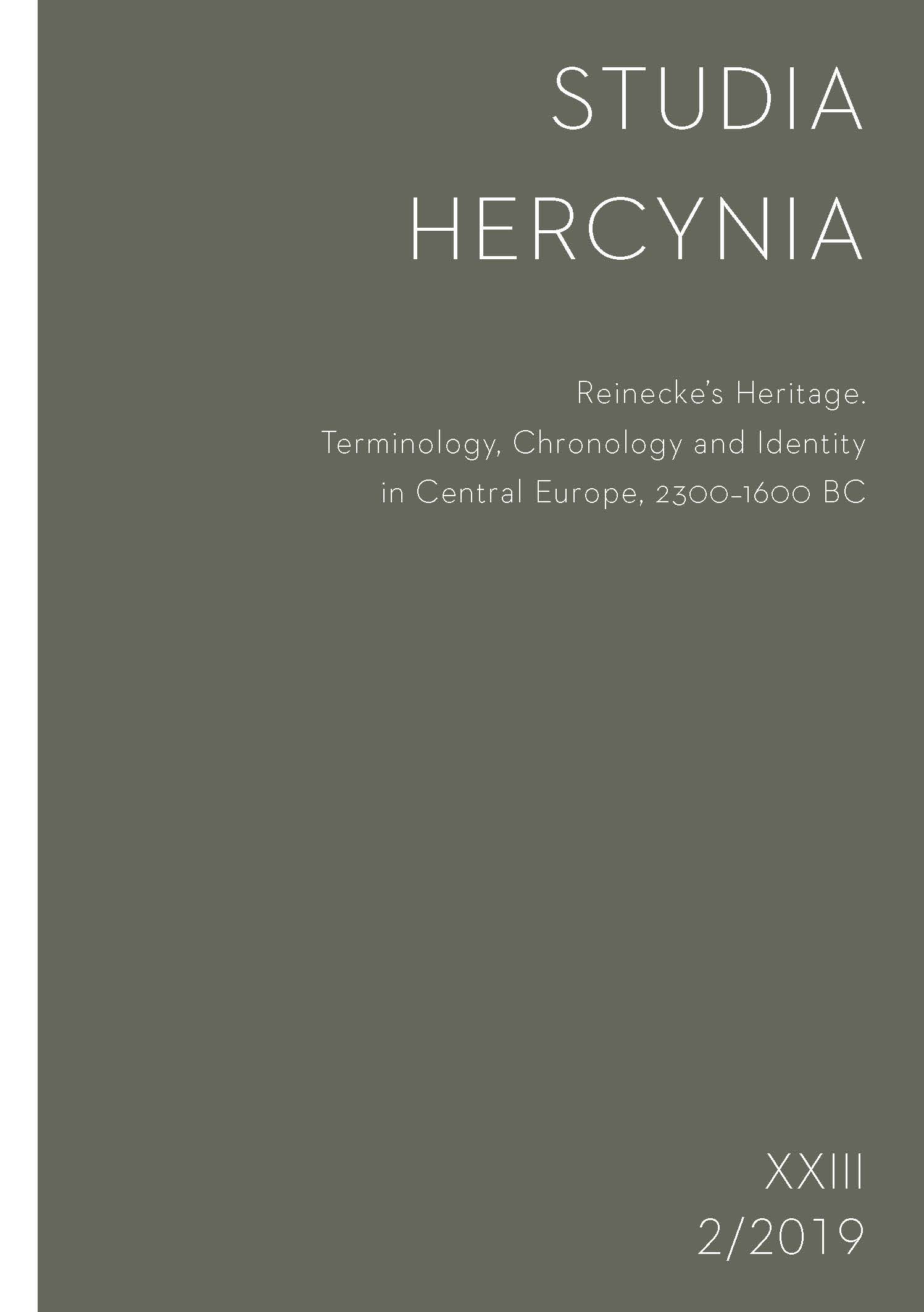 Chronology of the Early and Middle Bronze Age in Hungary. New results Cover Image