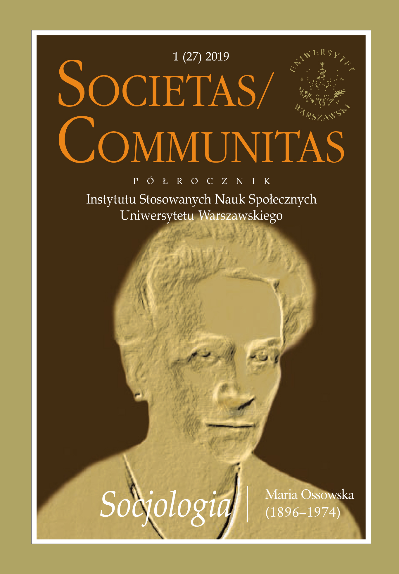 A bibliography of the works of Maria Ossowska Cover Image