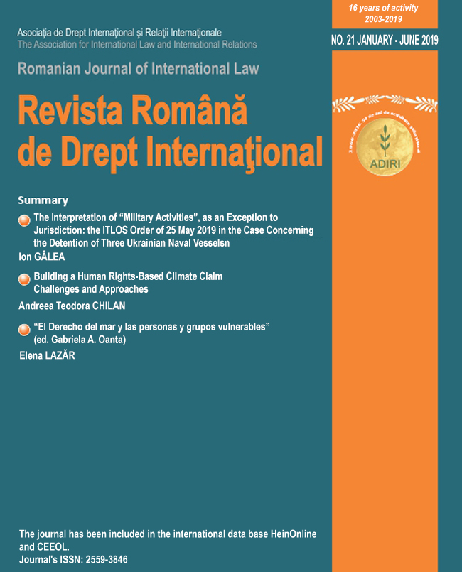 El Derecho del mar y las personas y grupos vulnerables (coord. by Gabriela A. Oanta, Bosch Editor, 2018, 426 pages)