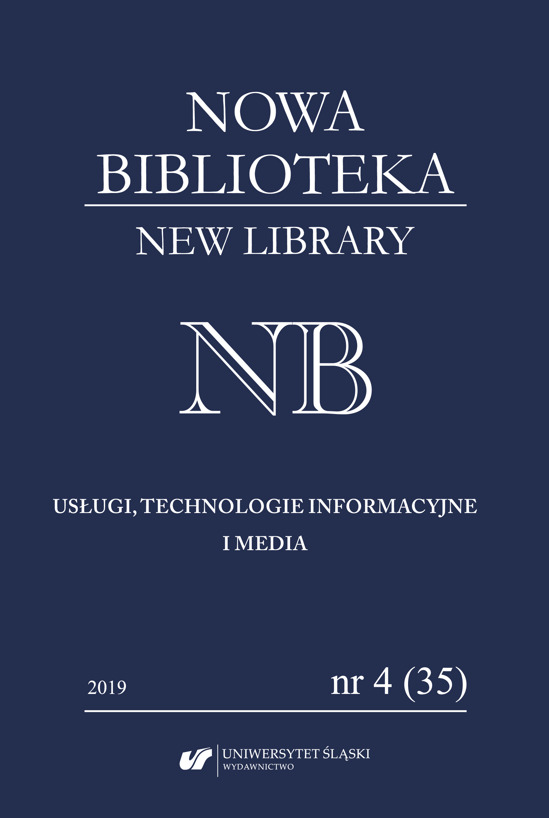 „Czasopisma bibliologiczne i informatologiczne w dobie przemian” LXII Forum Sekcji Bibliotek Szkół Wyższych Stowarzyszenia Bibliotekarzy Polskich przy Zarządzie Okręgu w Katowicach (Katowice, 28 maja 2019 r.) Cover Image