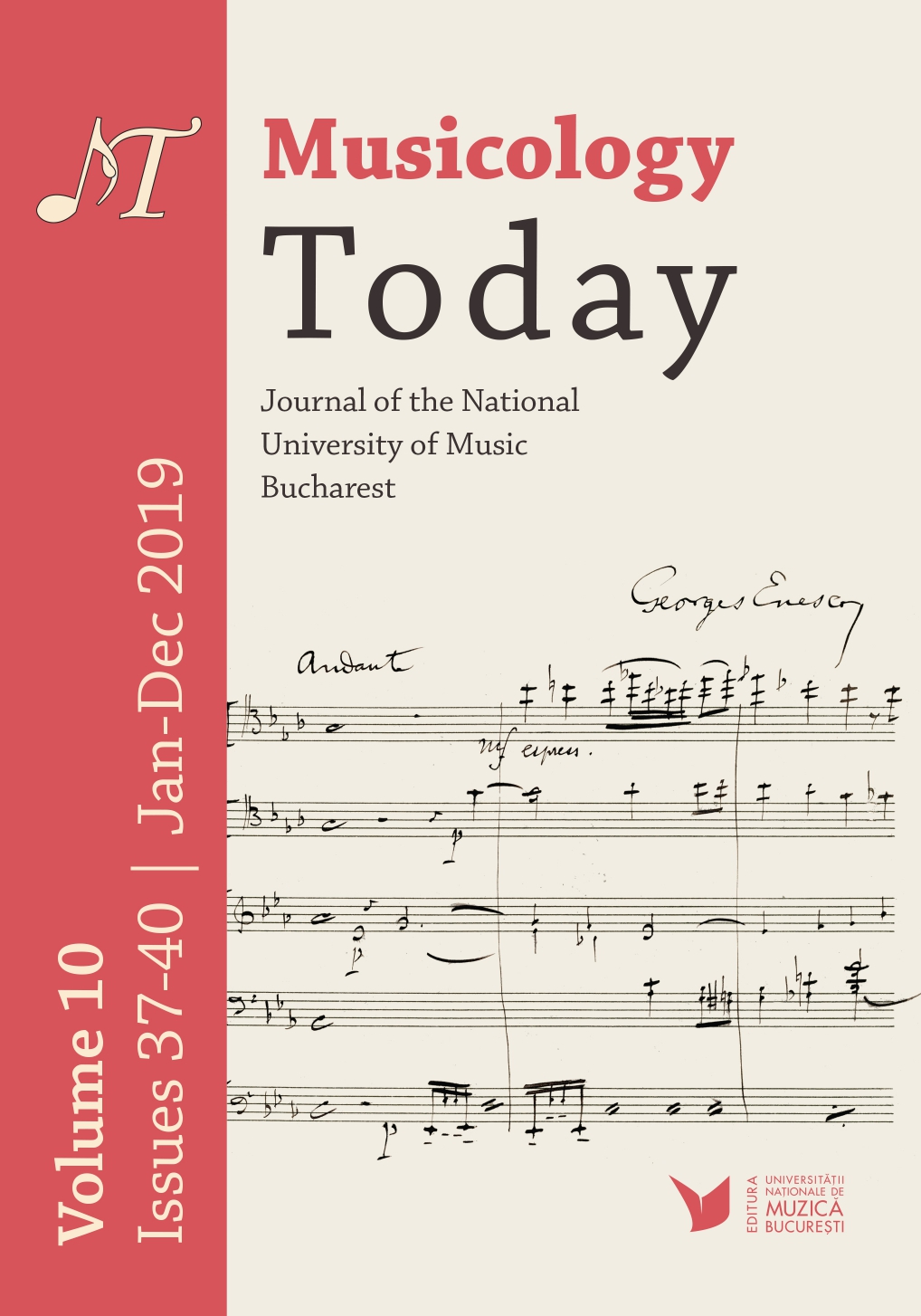 The Changing Taste of the Romanian Elites as Mirrored in Handwritten Piano Cahiers from the First Half of the Nineteenth Century Cover Image