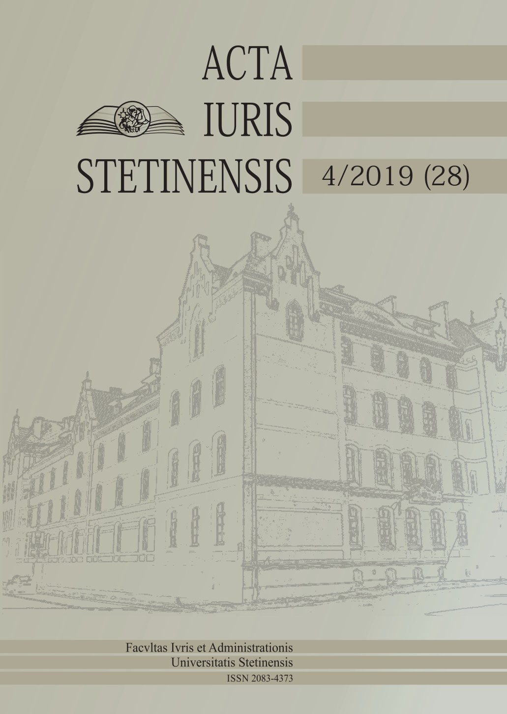 Commentary (gloss) to the resolution of the panel of seven judges of the Supreme Court of 20 March 2019, I KZP 15/18 Cover Image