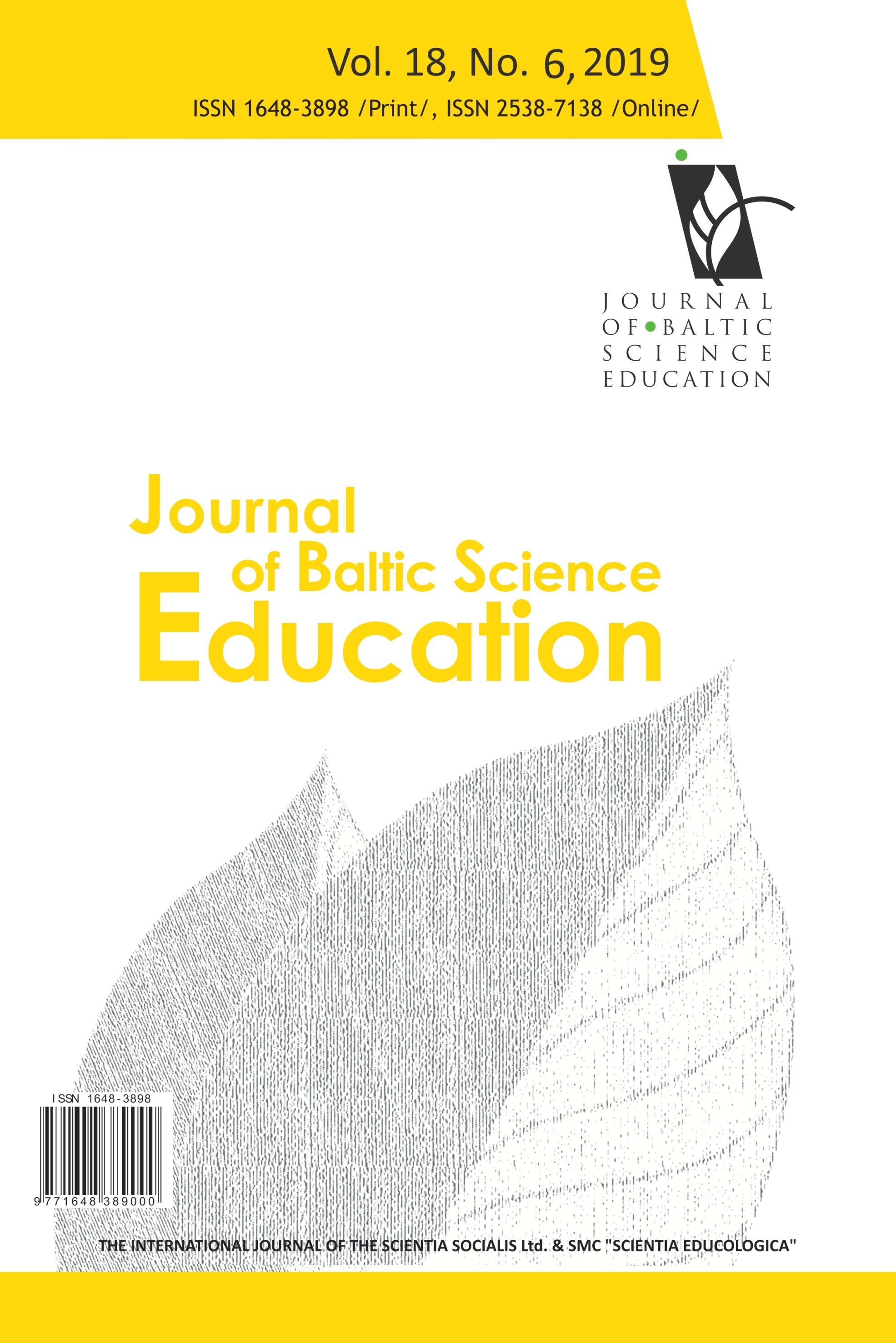 THE CORRELATION BETWEEN RENEWABLE ENERGY KNOWLEDGE AND ATTITUDE: A STRUCTURAL EQUATION MODEL WITH FUTURE’S EDUCATORS Cover Image