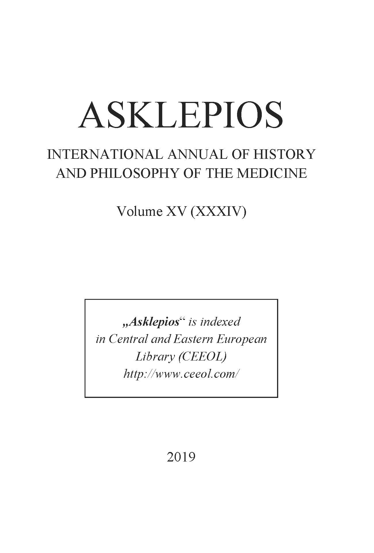 Acute gastrointestinal diseases – key factor of the failure/success in the history of the military and naval conflicts from ancient times till the end of 19 century Cover Image