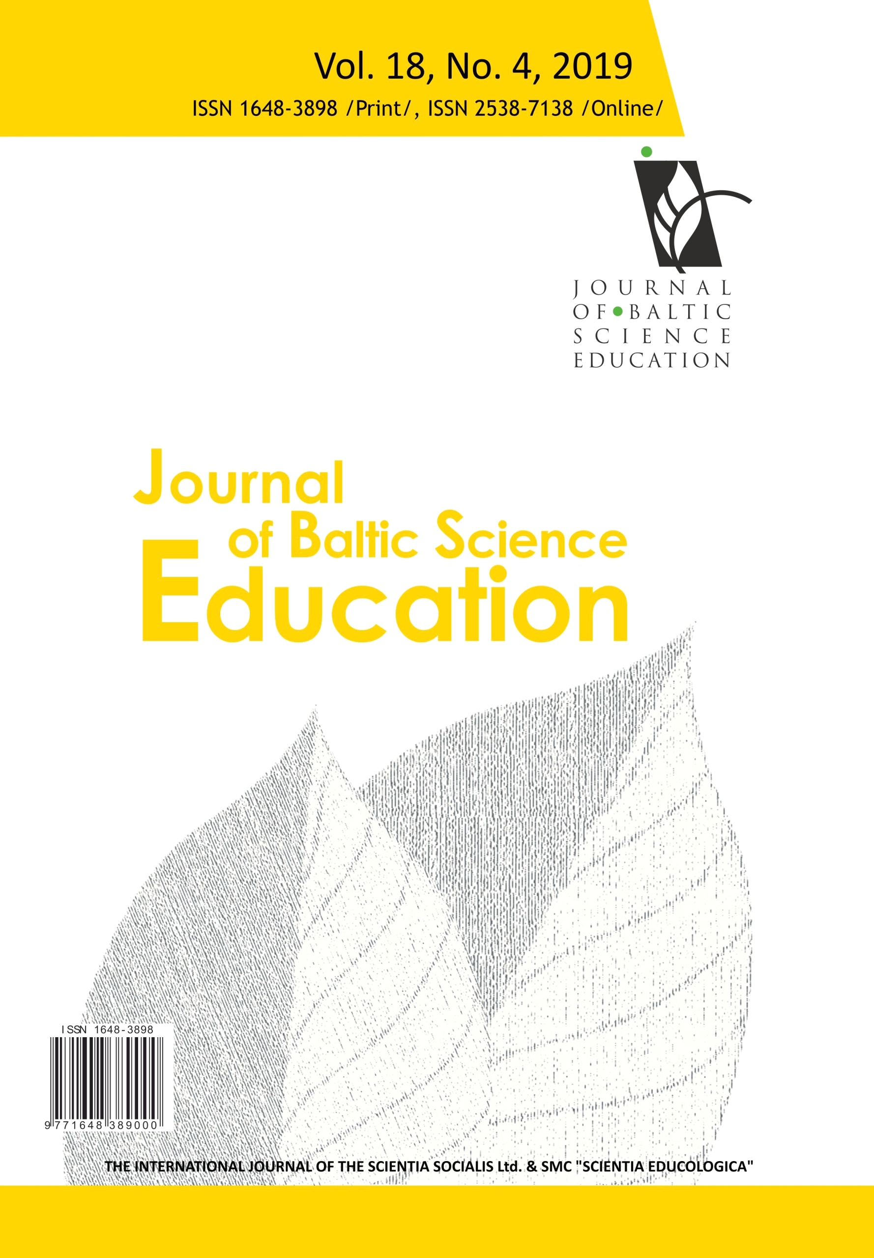 EFFECT OF IPAD USE ON SAUDI CHILDREN’S CLASSIFICATION OF AND JUSTIFICATIONS REGARDING LIVING THINGS: A SOCIO-CULTURAL LEARNING PERSPECTIVE Cover Image