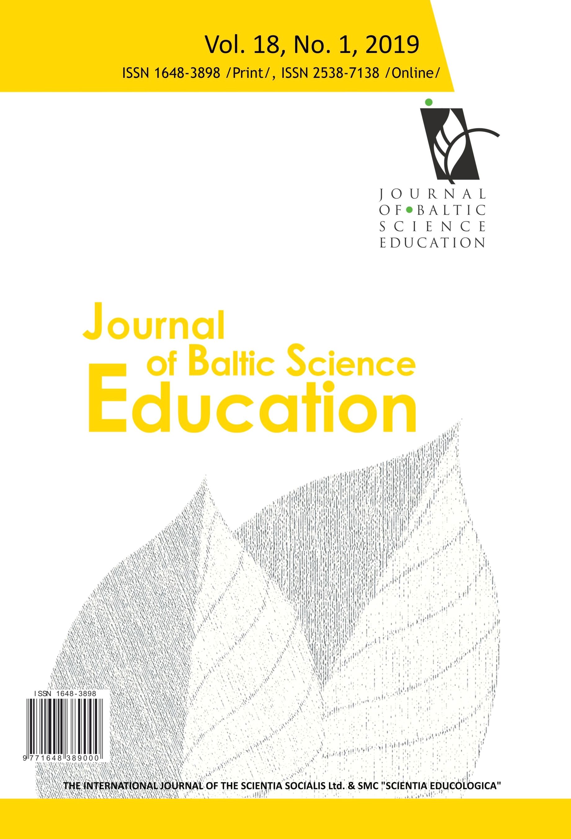 DEVELOPMENT AND VALIDATION OF A SURVEY INSTRUMENT (AKA) TOWARDS ATTITUDE, KNOWLEDGE AND APPLICATION OF STEM Cover Image