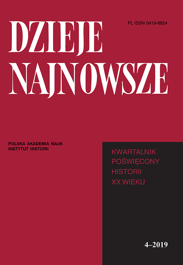 “A Storm over Beijing”. The Causes, Course, and Consequences of the Crisis in the People’s Republic of China in 1989 in the Light of Archives of the Polish People’s Republic Cover Image
