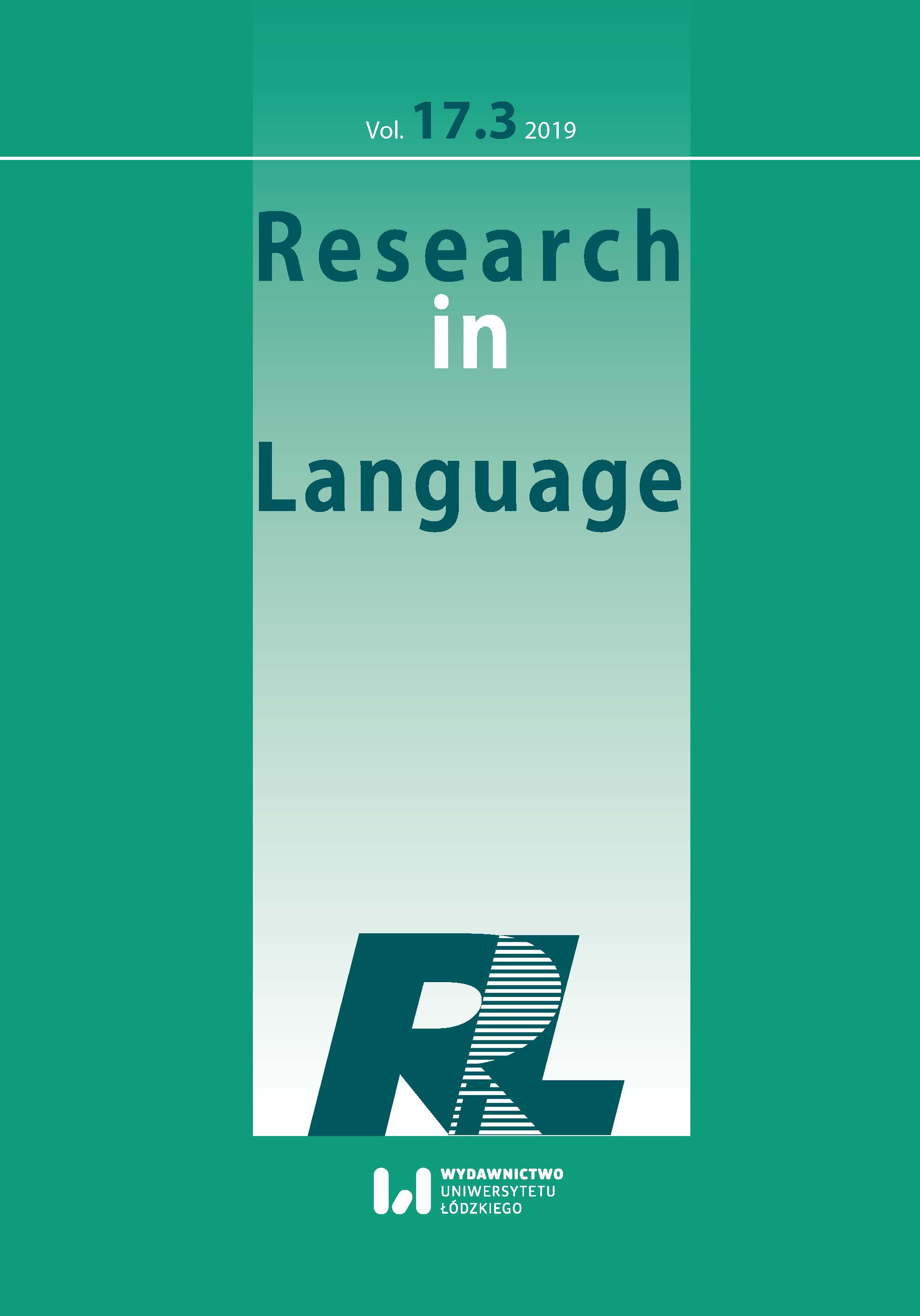 In-Service Primary School Teachers’ Account of Phonetically Difficult Words in English as a Foreign Language Cover Image