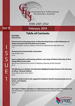 Interest and Learning Approaches as Discriminating Factors in the Performance of Senior Secondary School Students in Economics Cover Image