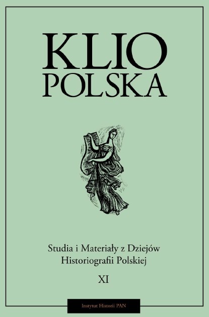 ‘Rzecz o roku 1863’ – argument from history in Stanisław Koźmian’s political thought Cover Image