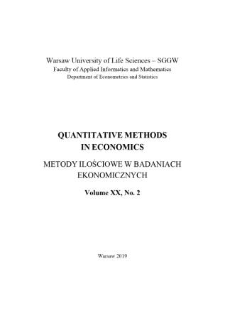 A COMPARATIVE ANALYSIS OF CONDITIONS OFFERED FOR SMALL AND MEDIUM ENTERPRISES IN THE POLISH VOIVODESHIPS Cover Image