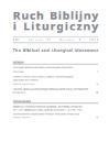 The Internationalization of the Academic Journal The Biblical and Liturgical Movement, 2017-2018, the Digitalization of the Academic Journal Analecta Cracoviensia 1-24 (1969-1992), and the Polish Theological Society’s Institutional Repository Cover Image