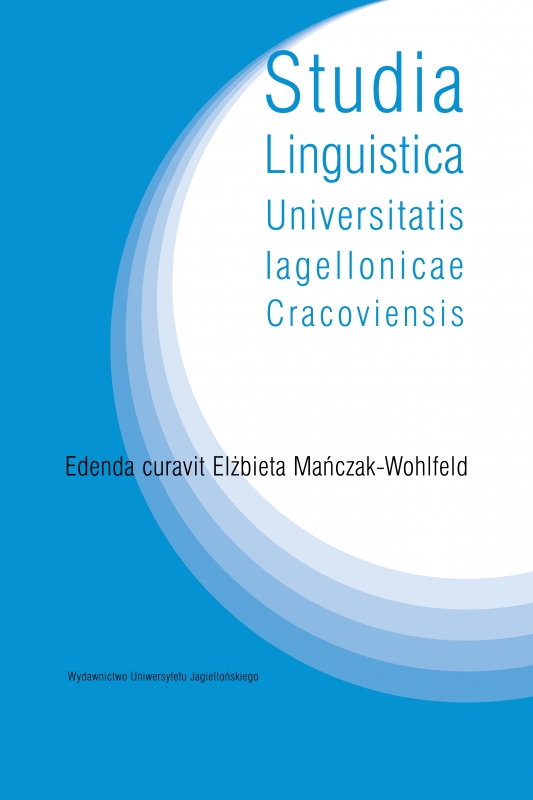 The Development of PIE Initial Iota in Greek – Reevaluation of Evidence in Context of Typological Data (Part 2) Cover Image