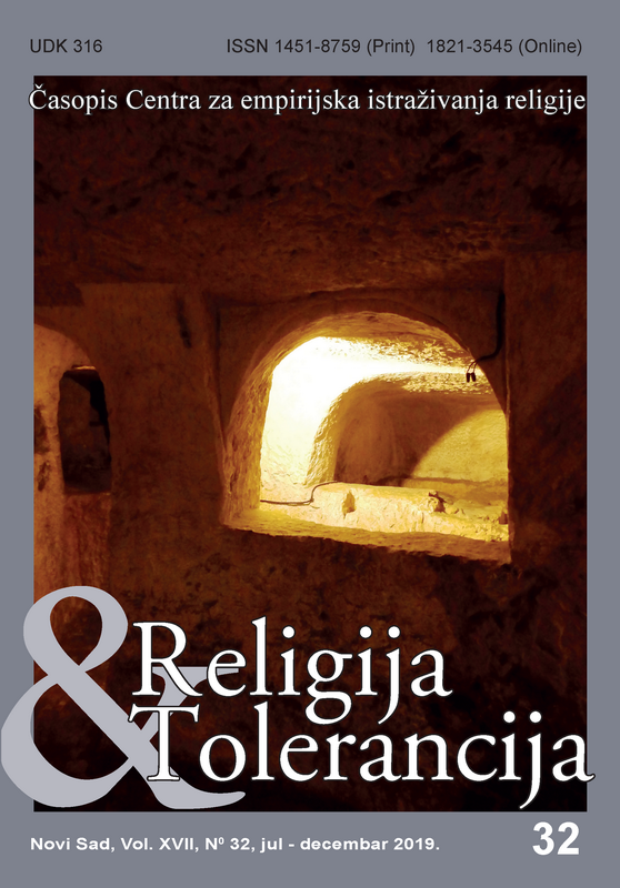 UNDERSTANDING OF DOGMATIC DIFFERENCES BETWEEN ROMAN CATHOLICISM AND ORTHODOXY IN THE FUNCTION OF INTER-RELIGIOUS TOLERANCE Cover Image