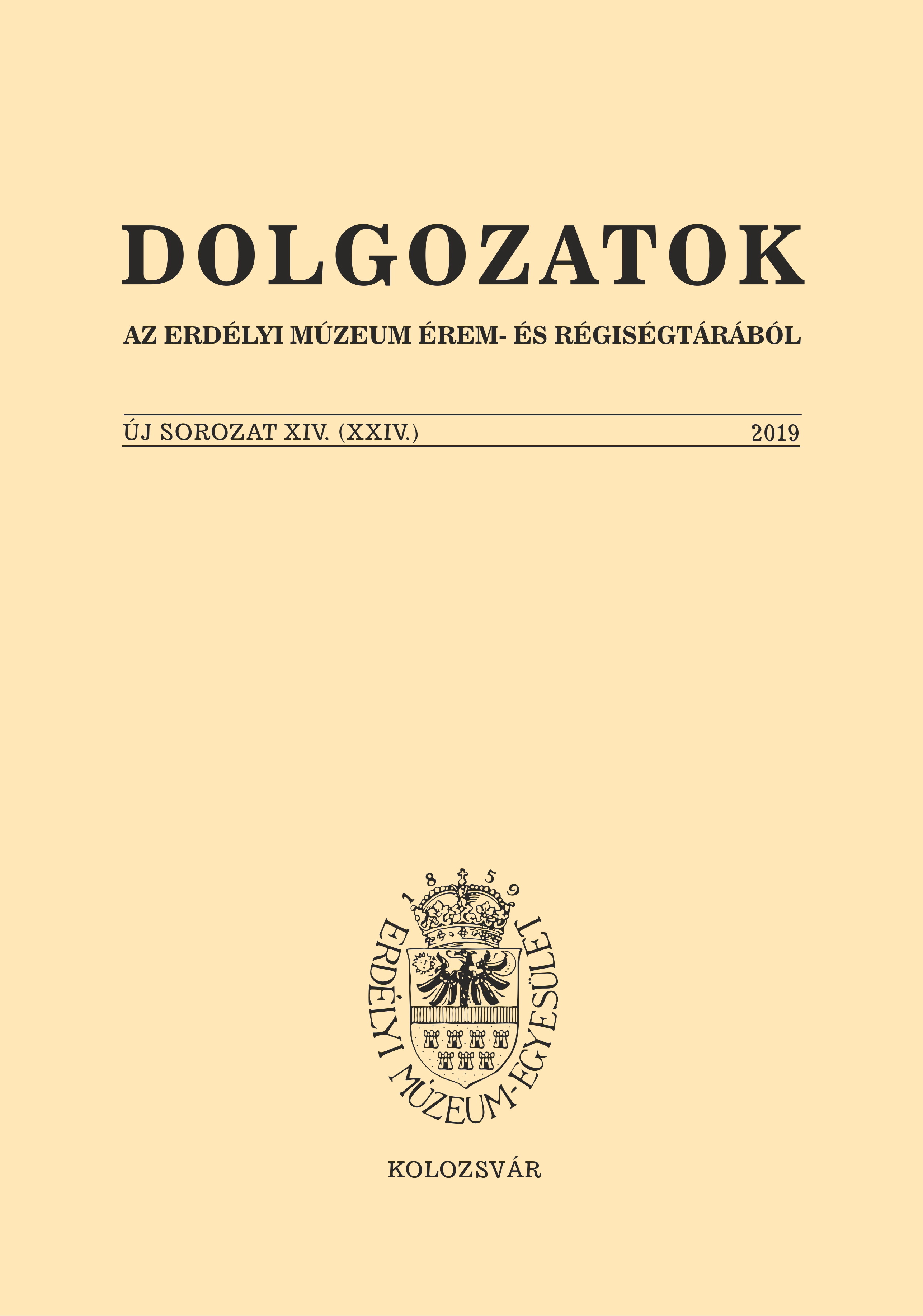 From the History of a Forgotten Row of Houses. Constructions on the outer Section of the Lajos Kossuth Street at the Turn of the 20th Century Cover Image