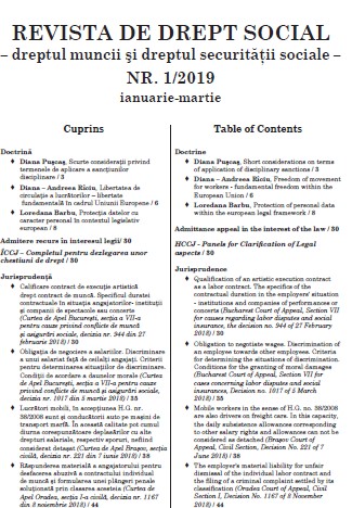 Scurte consideraţii privind termenele de aplicare a sancţiunilor disciplinare