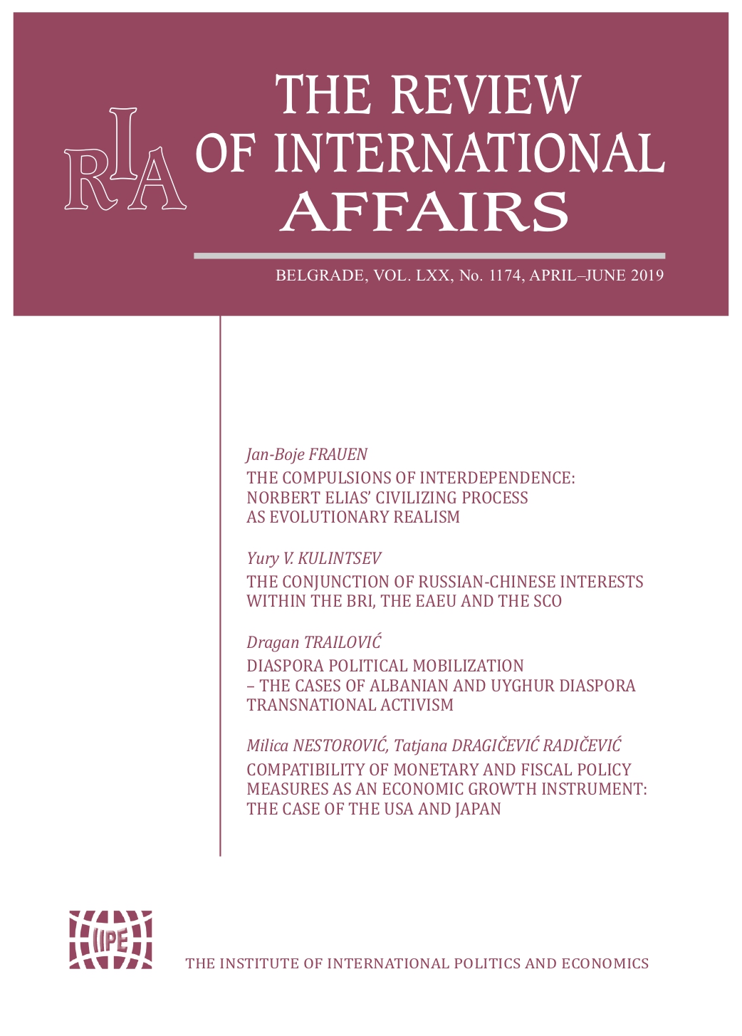 Compatibility of monetary and fiscal policy measures as an economic growth instrument: the case of the USA and Japan Cover Image
