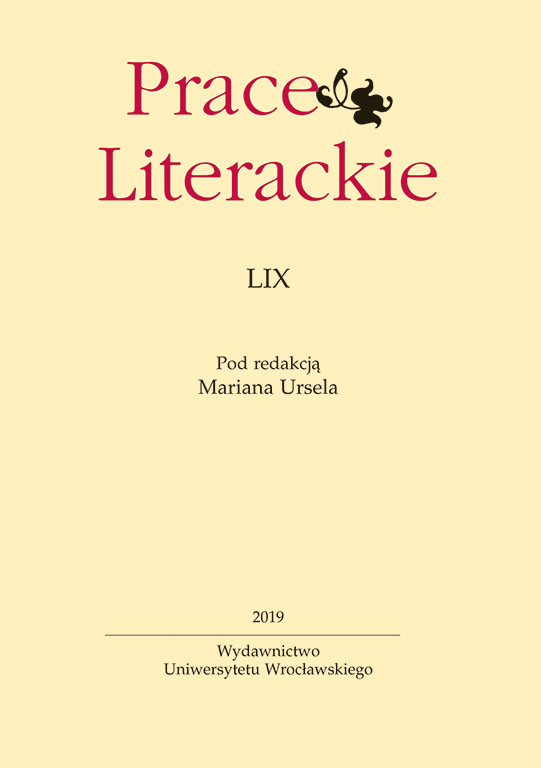 Wincenty Pol (1807–1872) — Stanisław Moniuszko (1819–1872) — artistic relations and correlations Cover Image