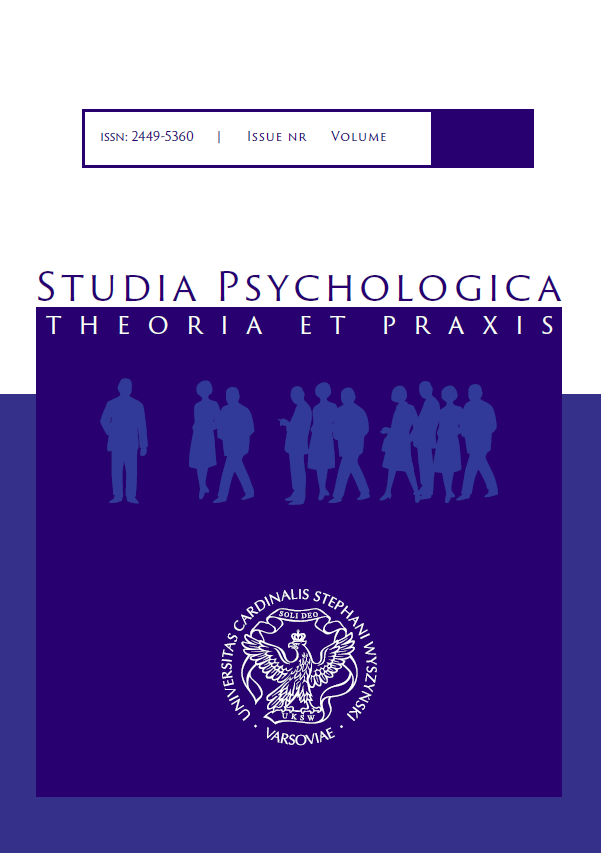 Psychic wholeness in the context of Anna Terruwe and Conrad Baars’ theory of repressive neuroses Cover Image