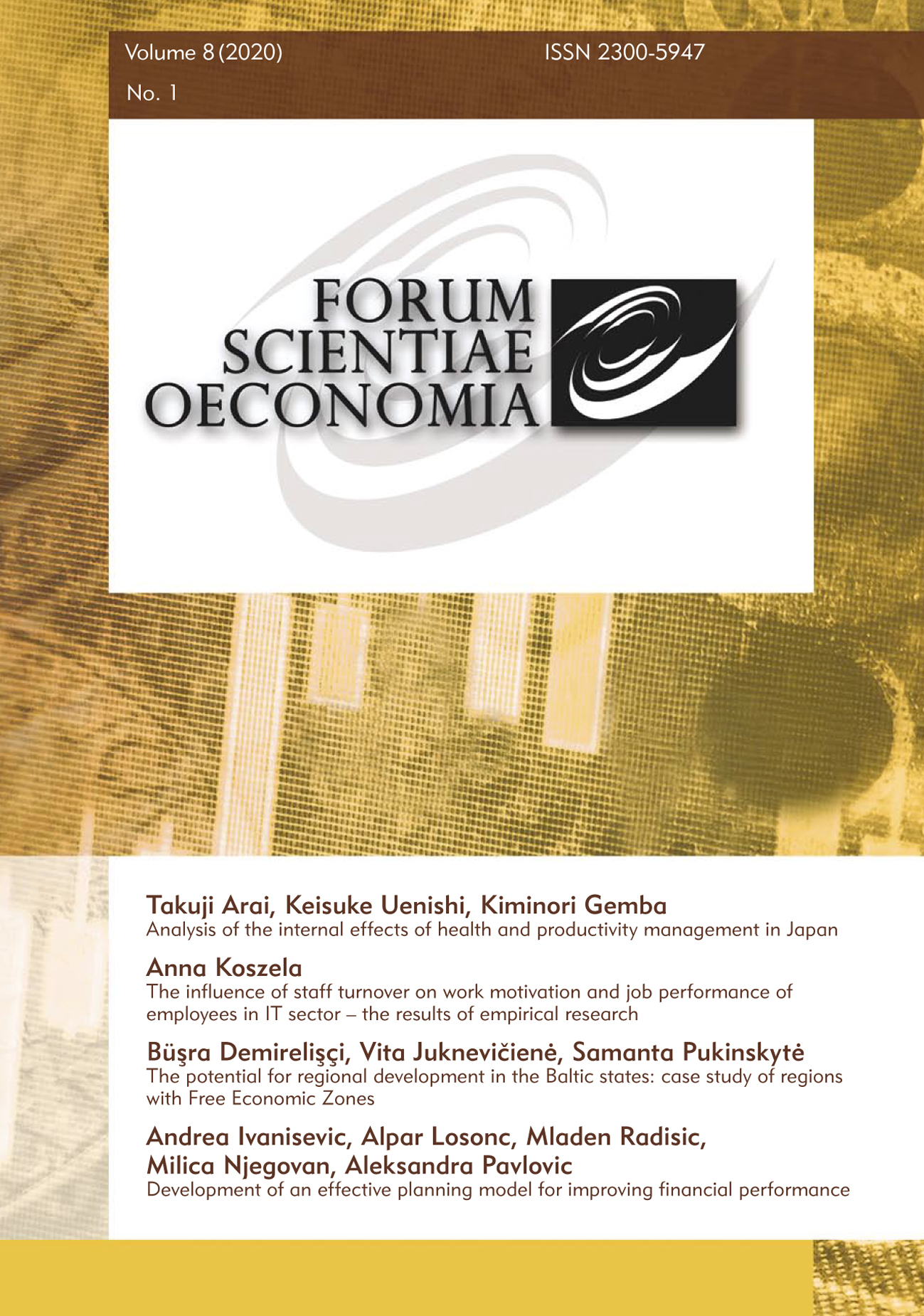 Development of an effective planning model for improving financial performance Cover Image