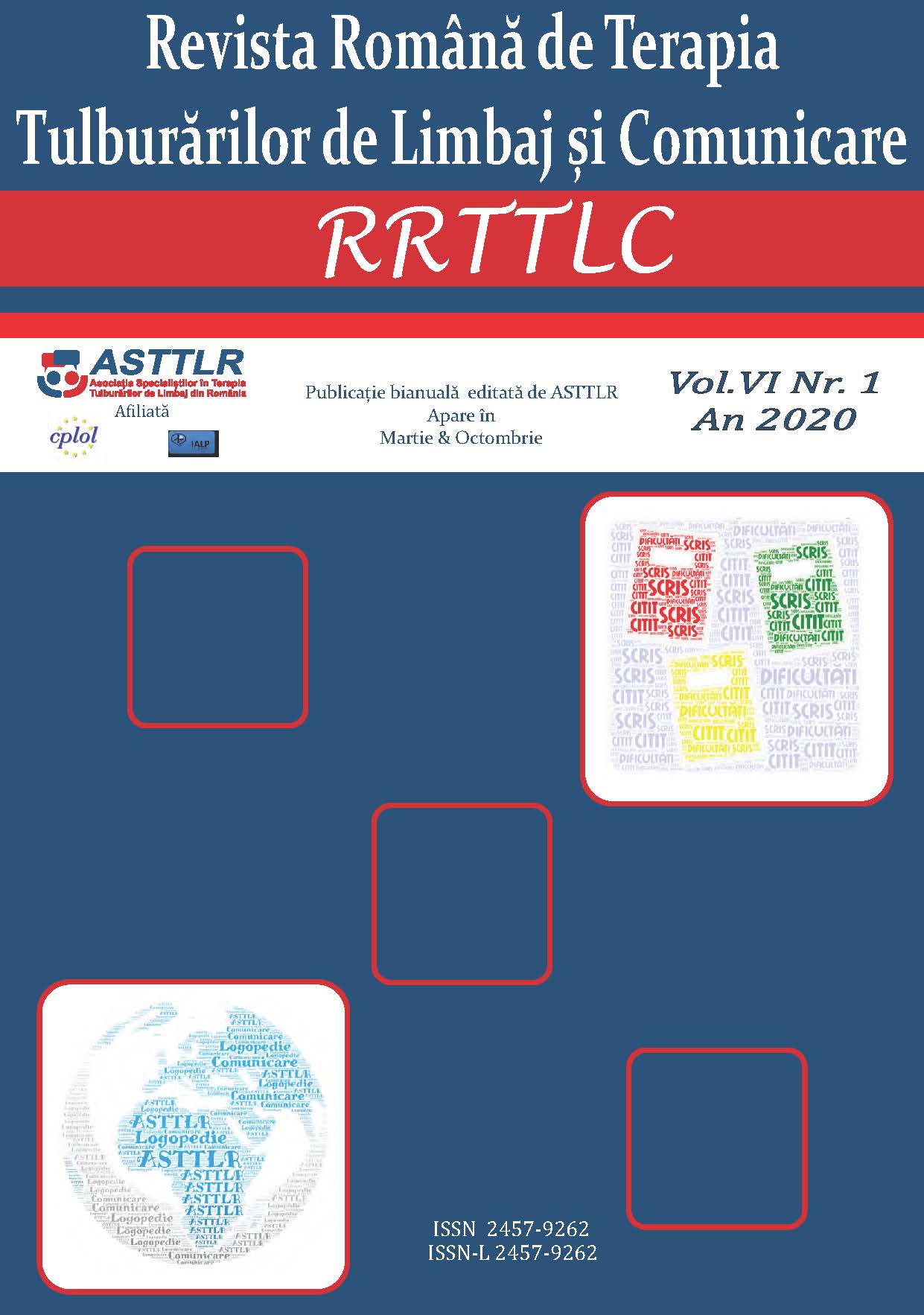 Developing the communication skills through an intervention program based on LSR (Romanian Sign Language) and graphic symbols Cover Image