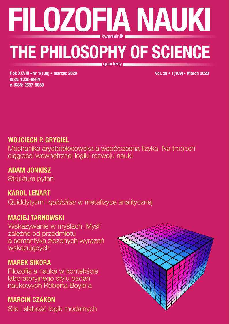 Aristotelian Mechanics and Contemporary Physics: Tracking the Continuity of the Internal Logic of the Development of Science Cover Image