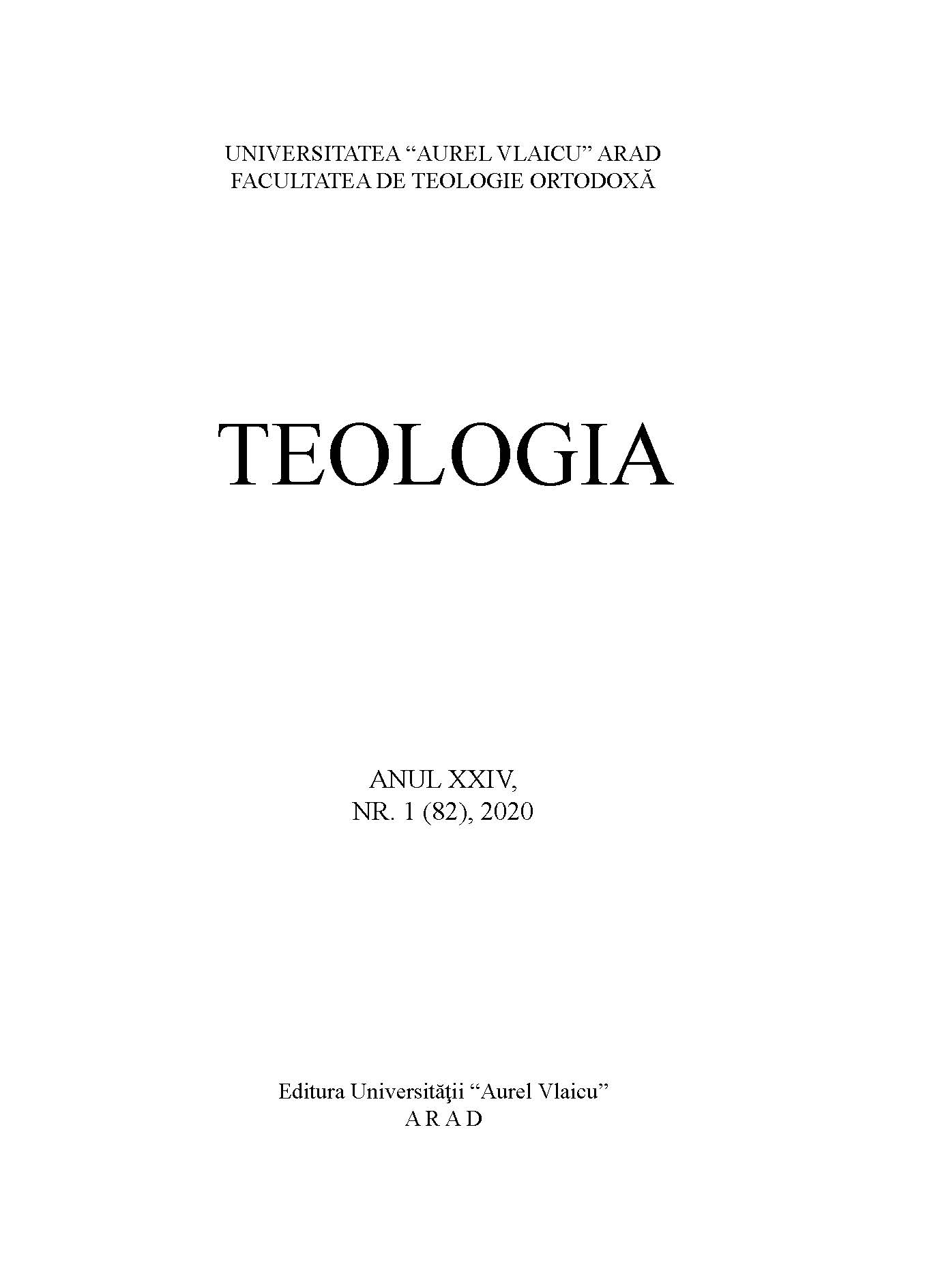 The Iconic Structure of Reason, as
Confessed by Patristic Tradition -
Signifi cant Indicator in the Ecclesial
Approach of the Relationship between
Orthodox Theology and Science